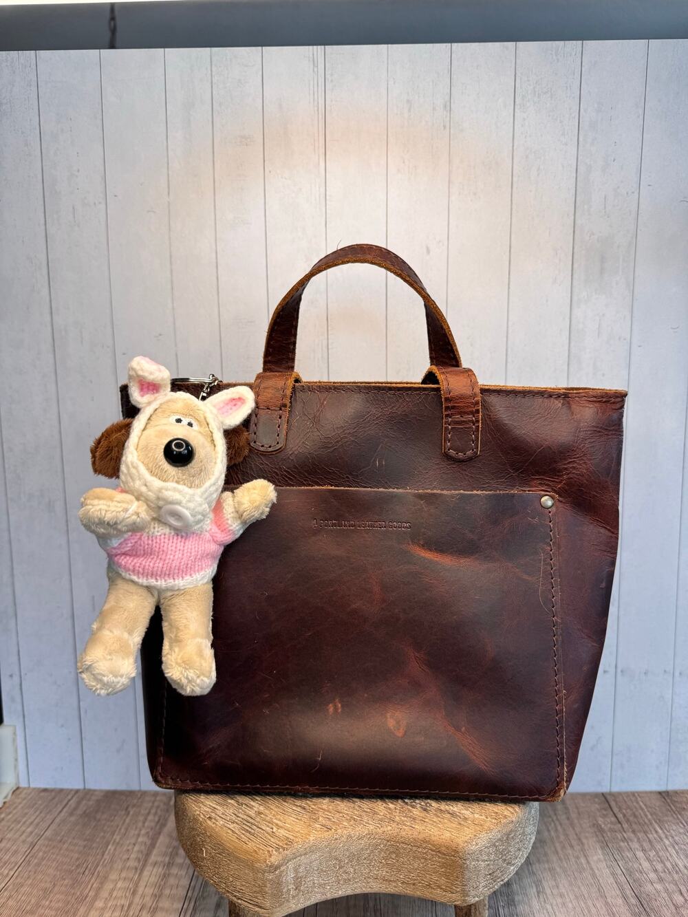 Cute Plush Dog Purse Charm Dog Bag Charm Plush Charms Bag Accessories NEW!